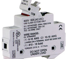 CLASS CC ENCLOSED FUSE HOLDERS 6SC30, 6SM30 Series